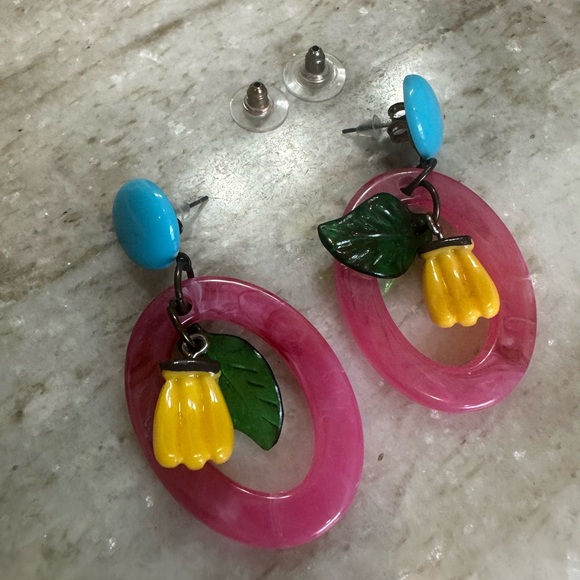 Vintage Banana earrings. - Picture 3 of 10